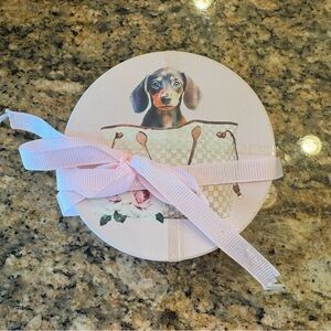 Ceramic Art Coasters 4 Piece New